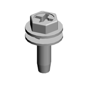 (x3)TAPPING SCREW:WASHER:3X10