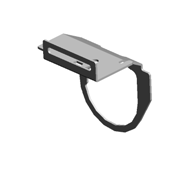 SUPPORTING PLATE:LEVER:PRESSURE:FRONT