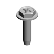 (x3)HEXAGON HEAD TAPPING SCREW:3X10