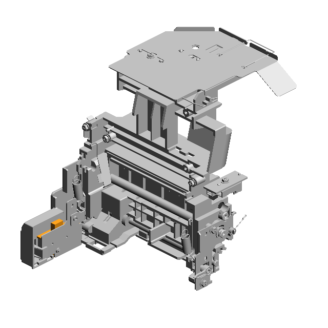 Каретка задняя в сборе, CARRIAGE:REAR:ASS'Y
