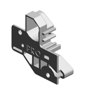 GUIDE:POSITIONING:FRONT:MANUAL FEED UNIT