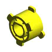 Шкив под ремень шириной 2 мм, 30 зубьев, Pulley:S2M:30T