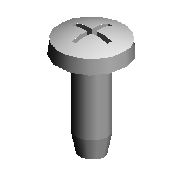 Винт - M3X8 (100 шт  в упаковке), Binding Self Tapping Screw:3x8