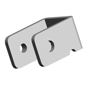 SUPPORTING PLATE:BRACKET:LOCK