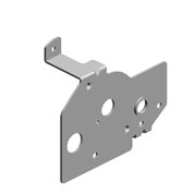 (x2)BRACKET:MOTOR:GATE PAWL
