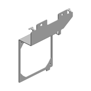 BRACKET:FAN:OPTICAL WRITING UNIT:COOLING