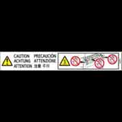 DECAL:H-TEMP WARNING