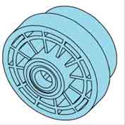 GEAR:IDLER:BELT CLEANING