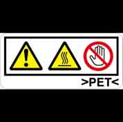 DECAL:WARNING (HIGH TEMPERATURE)