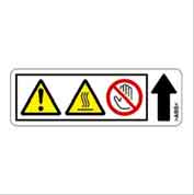 DECAL:H-TEMP WARNING:EXIT:FUSING:ABS