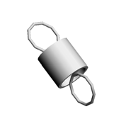(x2)TENSION SPRING:LEVER:ON-OFF