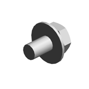 HEXAGONAL HEAD BOLT W/WASHER:M3X6