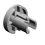 Крышка рейки большая, (x8)CAP:ROD:LARGE