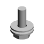 (x3)TAPPING SCREW:WASHER:3X10