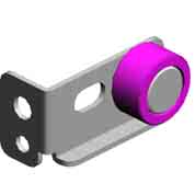 BRACKET:LEFT:ROLLER:ASS'Y