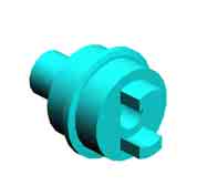 Шестерня замедления вращения привода зубчатого шкива: тракт подачи бумаги, Gear:Timing Pulley:Slow Down:Paper Feed