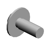 (x6)SCREW:POLISHED ROUND:M3X8