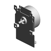 DC BRUSHLESS MOTOR:DRUM:COLLAR:20.4W:35CPM:(M10)