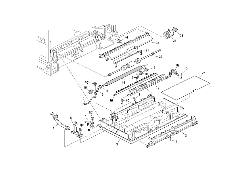 PAPER TRANSFER SECTION (B001)