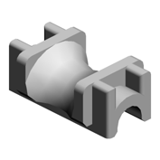 (x2)PLAIN SHAFT BEARING:DRIVEN:DUPLEX:UPPER