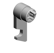 Задний внутренний фиксатор крышки автоподатчика, HOOK:CONTACT POINT:INNER BACK:GRIP