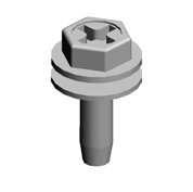 TAPPING SCREW:WASHER:3X10