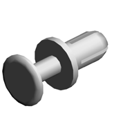 (x2)NYLON RIVET