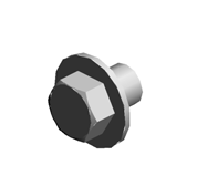(x4)HEXAGONAL HEAD BOLT:#6-32UNCX4