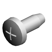 (x2)BINDING SELF TAPPING SCREW:4X10