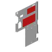 [A]SUPPORTING PLATE:DOOR:FRONT RIGHT:ASS'Y201808-06 O/O