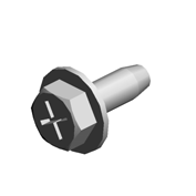 Винт с шестигранной головкой М3х8: 100 шт./уп., (x4)TAPPING SCREW:3X8