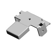(x2)GUIDE PLATE LEVER HOOK201612-01 X/O