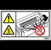 DECAL:H-TEMP WARNING:FUSING:3