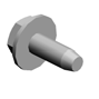 Винт - M3X8 (100 шт  в упаковке), (x4)TAPPING SCREW - M3X8