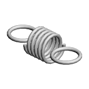 Пружина натяжения Прижим 19Н, (x2)TENSION SPRING:PRESSURE:19N