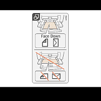 DECAL:TRAY:MANUAL FEED:PAPER SET DIRECTION