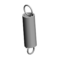 Пружина натяжения рукоятки правая, TENSION SPRING-GRIP-RIGHT