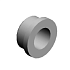(x6)PLAIN SHAFT BEARING:DEVELOPMENT ROLLER:DRUM STAY:LEFT