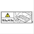 DECAL:CAUTION:TONER SUPPLY SUB-UNIT:PRO