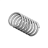 (x2)COMPRESSION SPRING:OIL SUPPLY ROLLER