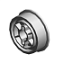 PULLEY:DRIVE:DEVELOPMENT ROLLER:59T