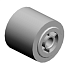 Ролик разделительный подачи бумаги, (-EU,-AA,-CHN):PAPER FEED ROLLER:SEPARATE