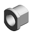 PLAIN SHAFT BEARING:6X10X9