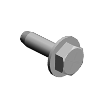 (x30)HEXAGON HEAD TAPPING SCREW:ES:3X10