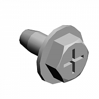 Крепёжный винт 3х6 мм  (100 штук  в  упаковке), (x6)TAPPING SCREW - 3X6