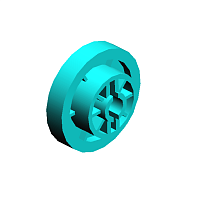 Соединительная шестерня подъема №1, GEAR:SWIVEL:RISE:COUPLING:NO.1