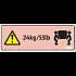 (for J098(Pink)):DECAL:CAUTION:WEIGHT:24KG-PINK