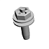 TAPPING SCREW:WASHER:3X10