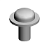 SCREW:POLISHED ROUND:M4X8