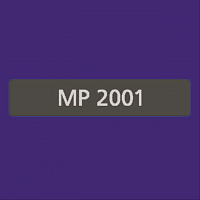 MODEL NAME PLATE:MP2001:(for D170)